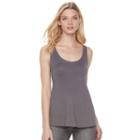 Women's Rock & Republic&reg; Strappy Tank, Size: Xl, Grey