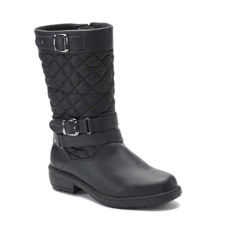Totes Mariam Women's Water Resistant Winter Boots, Size: Medium (7), Black