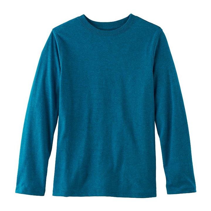 Boys 8-20 Urban Pipeline Heathered Crew Tee, Size: Medium, Med Blue
