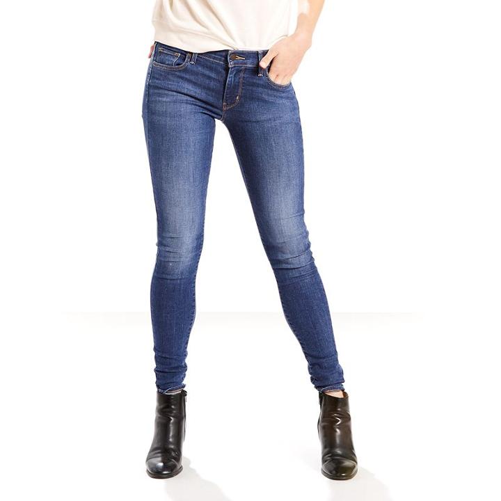Women's Levi's&reg; 710 Super Skinny Jeans, Size: 34(us 18)m, Med Blue