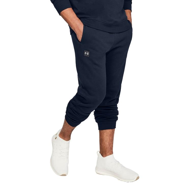 Men's Under Armour Rival Fleece Jogger Pants, Size: Xl, Dark Blue