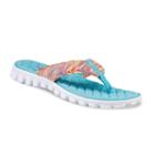 Skechers Ez Flex Cool Women's Flip-flops, Girl's, Size: 6, Blue