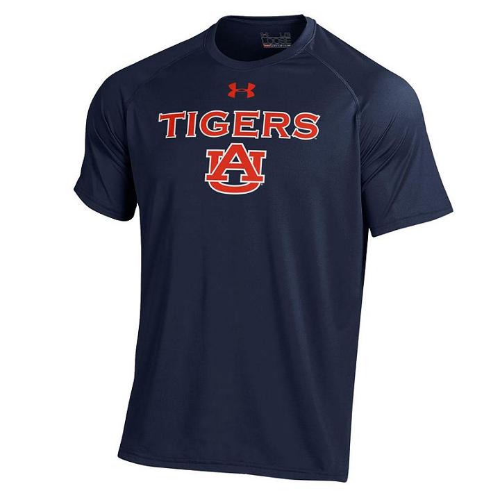 Men's Under Armour Auburn Tigers Tech Tee, Size: Xl, Ovrfl Oth