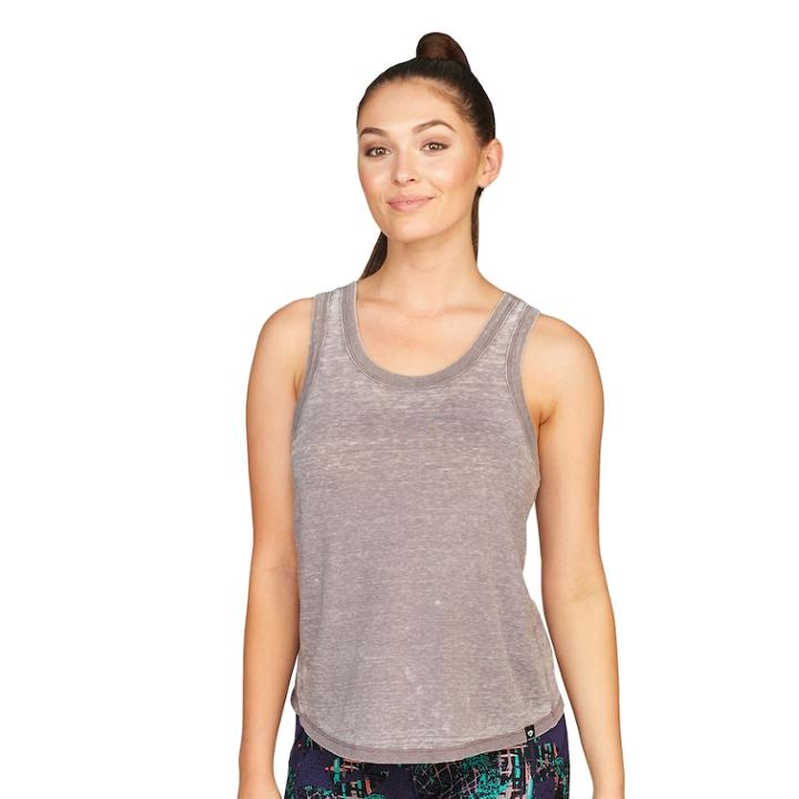 Women's Colosseum Calico Open Back Tank, Size: Xl, Grey