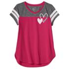 Girls 7-16 & Plus Size So&reg; Burnout Blocked Tee, Girl's, Size: 16, Grey