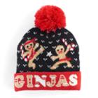 Boys 4-20 Holiday Light-up Pom-pom Hat, Oxford