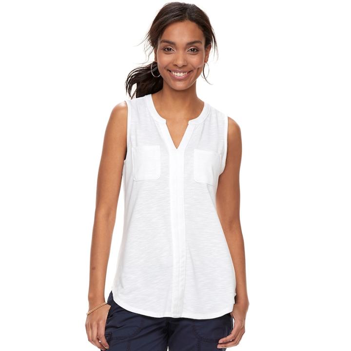 Women's Sonoma Goods For Life&trade; Utility Tank, Size: Xl, White
