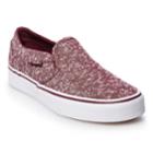 Vans Asher Women's Skate Shoes, Size: Medium (8.5), Dark Red