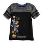 Boys 4-10 Jumping Beans&reg; Super Mario Bros. Marled Active Tee, Size: 5, Black