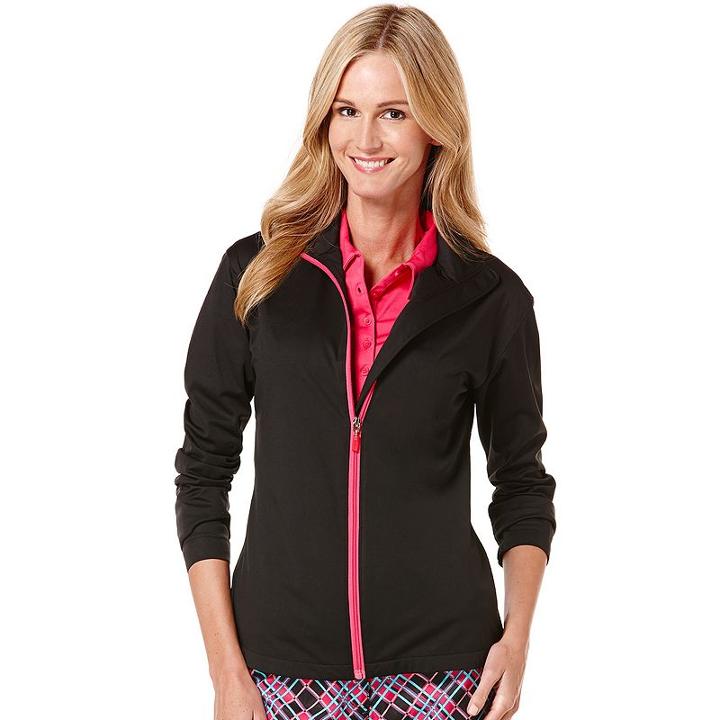 Women's Grand Slam Ruched Golf Jacket, Size: Medium, Oxford