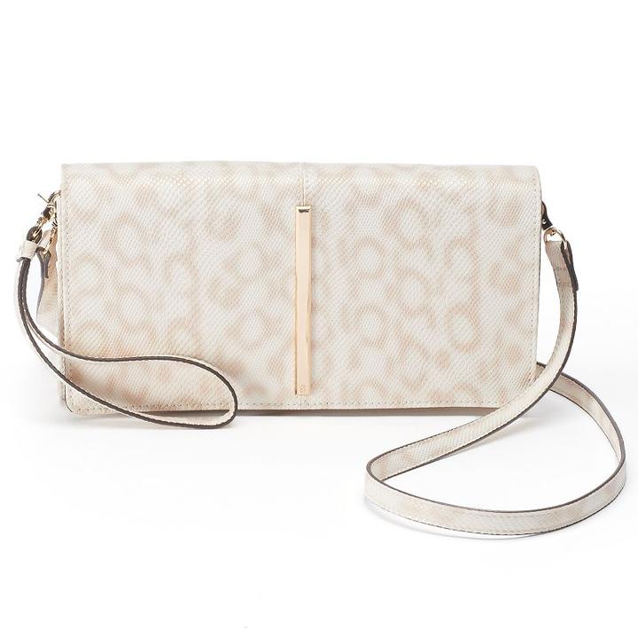 Jennifer Lopez Vicky Convertible Clutch, Women's, Beig/green (beig/khaki)