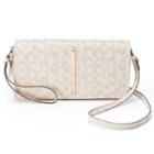 Jennifer Lopez Vicky Convertible Clutch, Women's, Beig/green (beig/khaki)