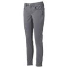 Women's Sonoma Goods For Life&trade; Twill Skinny Pants, Size: 4, Dark Grey