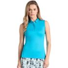 Women's Tail Betina Knit Golf Tank, Size: Small, Turquoise/blue (turq/aqua)
