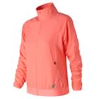 Women's New Balance Accelerate Running Jacket, Size: Xl, Lt Orange
