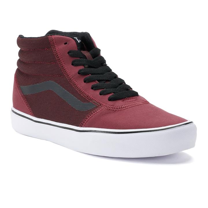 Vans Ward Hi Lite Men's Skate Shoes, Size: Medium (11), Dark Red