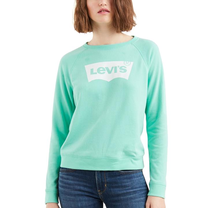 Women's Levi's Batwing Logo Sweatshirt, Size: Xxl, Green