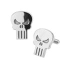 The Punisher Stainless Steel Cuff Links, Men's, Grey