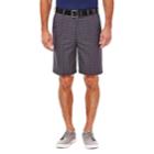 Big & Tall Haggar&reg; Cool 18&reg; Windowpane Performance Shorts, Men's, Size: 46, Grey