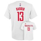 Boys 8-20 Adidas Houston Rockets James Harden Player Tee, Boy's, Size: S(8), White
