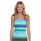 Women's Nike Optic Shift Racerback Tankini Top, Size: Xl, Green Oth
