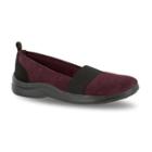 Easy Street Sport Lovey Women's Slip-on Shoes, Size: 9.5 Wide, Dark Red