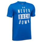 Boys 8-20 Under Armour Never Back Down Tee, Boy's, Size: Small, Brown Over