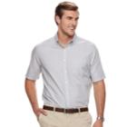 Big & Tall Croft & Barrow&reg; Regular-fit Solid Easy-care Button-down Shirt, Men's, Size: 3xl Tall, Grey