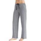 Women's Cuddl Duds Softwear Relaxed Lounge Pants, Size: Medium, Grey (charcoal)