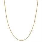 Junior Jewels Kids' Sterling Silver Rope Chain Necklace, Girl's, Size: 13, Yellow