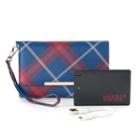 Apt. 9&reg; Carli Rfid-blocking Phone Charging Wristlet, Women's, Light Red