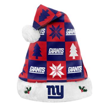 Foco New York Giants Christmas Santa Hat, Multicolor
