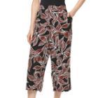 Apt. 9, Women's &reg; Print Culottes, Size: Medium, Med Brown