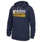 Men's Adidas Indiana Pacers Icon Status Climawarm Hoodie, Size: Xxl, Black