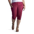 Plus Size Lee Lorelie Skimmer Capris, Women's, Size: 18 - Regular, Purple Oth