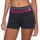 Women's Fila Sport&reg; Tru-dry High-waist Fitted Performance Shorts, Size: Xs, Black