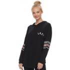 Juniors' About A Girl Lazy Long Sleeve Graphic Hoodie, Size: Xs, Oxford