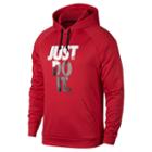 Men's Nike Just Do It Therma Hoodie, Size: Xxl, Dark Pink