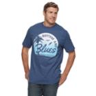 Big & Tall Sonoma Goods For Life&trade; Rhythm And Blues Graphic Tee, Men's, Size: 3xl Tall, Blue (navy)