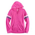 Girls 7-16 So&reg; Zip-up Soft Hoodie, Size: 10, Pink