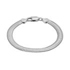 Sterling Silver Herringbone Chain Bracelet - 7.5 In, Women's, Size: 7.5