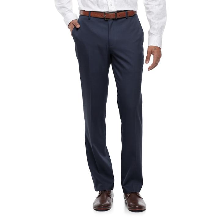 Men's Apt. 9&reg; Extra Slim-fit Tall Essential Dress Pants, Size: 31x36, Dark Blue