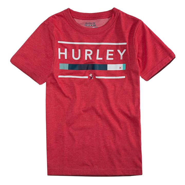 Boys 8-20 Hurley Jockey Tee, Size: Medium, Dark Red