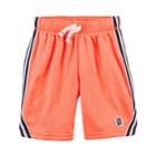 Boys 4-8 Carter's Mesh Athletic Shorts, Size: 6, Orange