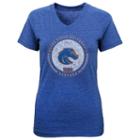 Girls 7-16 Boise State Broncos Team Medallion Tee, Girl's, Size: M(10-12), Blue