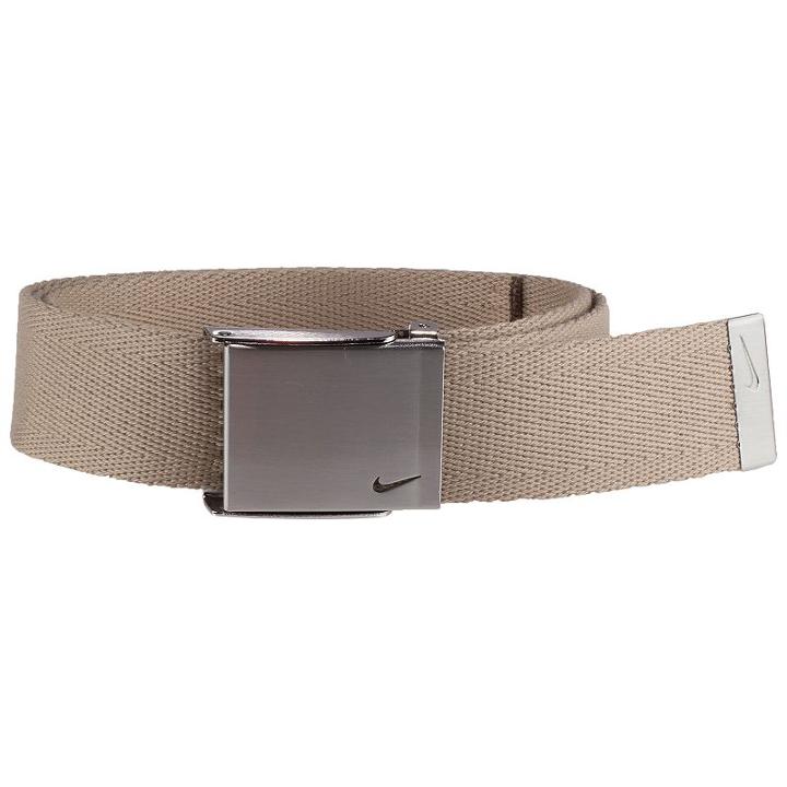 Men's Nike Golf Single Web Belt, Lt Brown