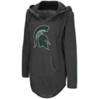 Women's Campus Heritage Michigan State Spartans Hooded Tunic, Size: Large, Oxford
