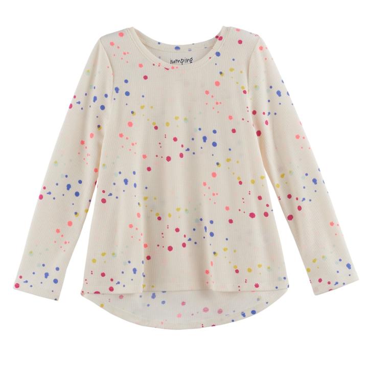 Girls 4-10 Jumping Beans&reg; High-low Tunic, Size: 8, White Oth