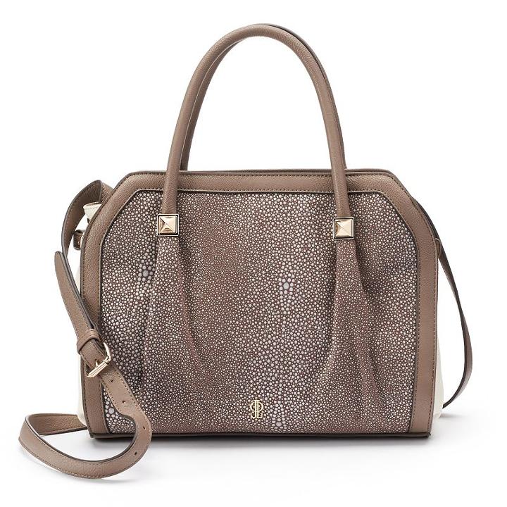 Jennifer Lopez Elysha Convertible Satchel, Women's, Dark Brown
