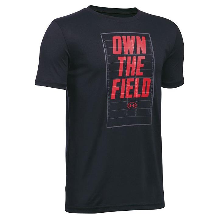 Boys 8-20 Under Armour Own The Field Tee, Boy's, Size: Xl, Black